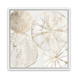 Shop Sea Patterns II (Square) Canvas Art Print-Abstract, Neutrals, PC, Square, View All-framed wall decor artwork