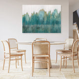 Shop Stumbled Canvas Art Print-Abstract, Green, Horizontal, PC, Rectangle, View All-framed wall decor artwork