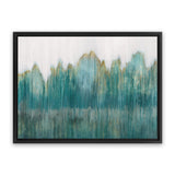 Shop Stumbled Canvas Art Print-Abstract, Green, Horizontal, PC, Rectangle, View All-framed wall decor artwork