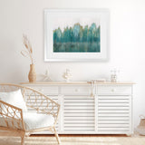 Shop Stumbled Art Print-Abstract, Green, Horizontal, PC, Rectangle, View All-framed painted poster wall decor artwork