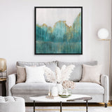 Shop Fortune II (Square) Canvas Art Print-Abstract, Green, PC, Square, View All-framed wall decor artwork