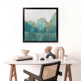 Shop Fortune II (Square) Art Print-Abstract, Green, PC, Square, View All-framed painted poster wall decor artwork