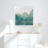 Shop Fortune II (Square) Art Print-Abstract, Green, PC, Square, View All-framed painted poster wall decor artwork