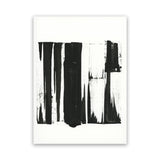 Shop Black Bars I Canvas Art Print-Abstract, Black, PC, Portrait, Rectangle, View All-framed wall decor artwork