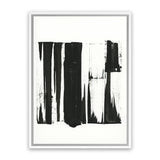 Shop Black Bars I Canvas Art Print-Abstract, Black, PC, Portrait, Rectangle, View All-framed wall decor artwork