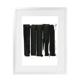 Shop Black Bars II Art Print-Abstract, Black, PC, Portrait, Rectangle, View All-framed painted poster wall decor artwork