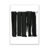 Shop Black Bars II Canvas Art Print-Abstract, Black, PC, Portrait, Rectangle, View All-framed wall decor artwork
