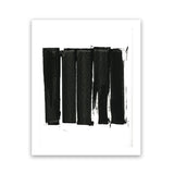 Shop Black Bars II Art Print-Abstract, Black, PC, Portrait, Rectangle, View All-framed painted poster wall decor artwork