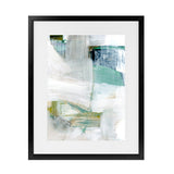 Shop White Blues I Art Print-Abstract, Blue, Green, PC, Portrait, Rectangle, View All-framed painted poster wall decor artwork