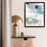 Shop White Blues I Art Print-Abstract, Blue, Green, PC, Portrait, Rectangle, View All-framed painted poster wall decor artwork