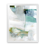 Shop White Blues I Art Print-Abstract, Blue, Green, PC, Portrait, Rectangle, View All-framed painted poster wall decor artwork