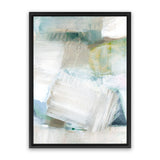 Shop White Blues II Canvas Art Print-Abstract, Blue, PC, Portrait, Rectangle, View All-framed wall decor artwork