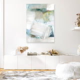 Shop White Blues II Canvas Art Print-Abstract, Blue, PC, Portrait, Rectangle, View All-framed wall decor artwork