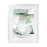 Shop White Blues II Art Print-Abstract, Blue, PC, Portrait, Rectangle, View All-framed painted poster wall decor artwork