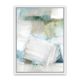 Shop White Blues II Canvas Art Print-Abstract, Blue, PC, Portrait, Rectangle, View All-framed wall decor artwork