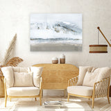 Shop Icy Snow I Canvas Art Print-Abstract, Blue, Grey, Horizontal, PC, Rectangle, View All-framed wall decor artwork