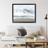 Shop Icy Snow I Art Print-Abstract, Blue, Grey, Horizontal, PC, Rectangle, View All-framed painted poster wall decor artwork