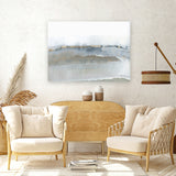 Shop Icy Snow II Canvas Art Print-Abstract, Grey, Horizontal, PC, Rectangle, View All-framed wall decor artwork