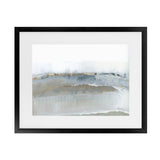 Shop Icy Snow II Art Print-Abstract, Grey, Horizontal, PC, Rectangle, View All-framed painted poster wall decor artwork