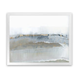 Shop Icy Snow II Art Print-Abstract, Grey, Horizontal, PC, Rectangle, View All-framed painted poster wall decor artwork