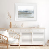 Shop Icy Snow II Art Print-Abstract, Grey, Horizontal, PC, Rectangle, View All-framed painted poster wall decor artwork