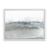 Shop Icy Snow II Canvas Art Print-Abstract, Grey, Horizontal, PC, Rectangle, View All-framed wall decor artwork