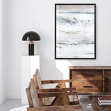 Shop Melting Ice II Canvas Art Print-Abstract, Neutrals, PC, Portrait, Rectangle, View All-framed wall decor artwork