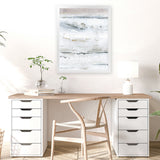 Shop Melting Ice II Art Print-Abstract, Neutrals, PC, Portrait, Rectangle, View All-framed painted poster wall decor artwork