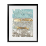 Shop Blue Gold I Art Print-Abstract, Blue, Grey, PC, Portrait, Rectangle, View All-framed painted poster wall decor artwork