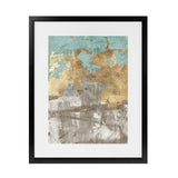 Shop Blue Gold II Art Print-Abstract, Blue, Brown, Grey, PC, Portrait, Rectangle, View All-framed painted poster wall decor artwork