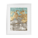 Shop Blue Gold II Art Print-Abstract, Blue, Brown, Grey, PC, Portrait, Rectangle, View All-framed painted poster wall decor artwork