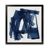 Shop Navy Paths II (Square) Art Print-Abstract, Blue, PC, Square, View All-framed painted poster wall decor artwork