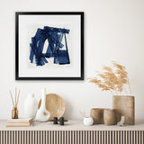 Shop Navy Paths II (Square) Art Print-Abstract, Blue, PC, Square, View All-framed painted poster wall decor artwork