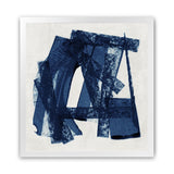 Shop Navy Paths II (Square) Art Print-Abstract, Blue, PC, Square, View All-framed painted poster wall decor artwork