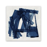 Shop Navy Paths II (Square) Canvas Art Print-Abstract, Blue, PC, Square, View All-framed wall decor artwork