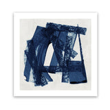 Shop Navy Paths II (Square) Art Print-Abstract, Blue, PC, Square, View All-framed painted poster wall decor artwork