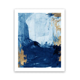 Shop Blackend I Art Print-Abstract, Blue, PC, Portrait, Rectangle, View All-framed painted poster wall decor artwork