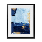 Shop Blackend II Art Print-Abstract, Blue, PC, Portrait, Rectangle, View All-framed painted poster wall decor artwork