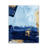 Shop Blackend II Art Print-Abstract, Blue, PC, Portrait, Rectangle, View All-framed painted poster wall decor artwork