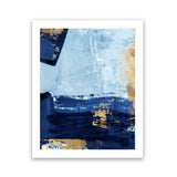 Shop Blackend II Art Print-Abstract, Blue, PC, Portrait, Rectangle, View All-framed painted poster wall decor artwork
