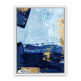 Shop Blackend II Canvas Art Print-Abstract, Blue, PC, Portrait, Rectangle, View All-framed wall decor artwork