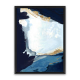 Shop Blue in Gold III Canvas Art Print-Abstract, Blue, PC, Portrait, Rectangle, View All-framed wall decor artwork