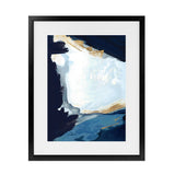 Shop Blue in Gold III Art Print-Abstract, Blue, PC, Portrait, Rectangle, View All-framed painted poster wall decor artwork