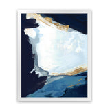 Shop Blue in Gold III Art Print-Abstract, Blue, PC, Portrait, Rectangle, View All-framed painted poster wall decor artwork