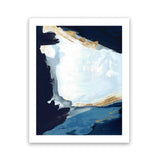 Shop Blue in Gold III Art Print-Abstract, Blue, PC, Portrait, Rectangle, View All-framed painted poster wall decor artwork