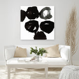 Shop Evolving Force II (Square) Canvas Art Print-Abstract, Black, PC, Square, View All-framed wall decor artwork