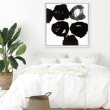 Shop Evolving Force II (Square) Canvas Art Print-Abstract, Black, PC, Square, View All-framed wall decor artwork