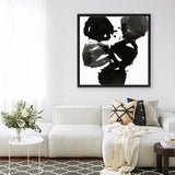 Shop Evolving Force III (Square) Canvas Art Print-Abstract, Black, PC, Square, View All-framed wall decor artwork