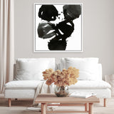 Shop Evolving Force III (Square) Canvas Art Print-Abstract, Black, PC, Square, View All-framed wall decor artwork