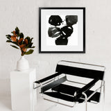 Shop Evolving Force III (Square) Art Print-Abstract, Black, PC, Square, View All-framed painted poster wall decor artwork